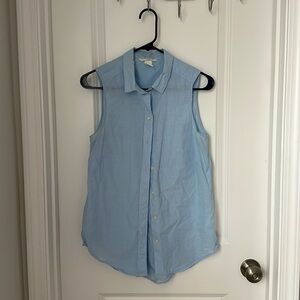 H&M light blue button down
